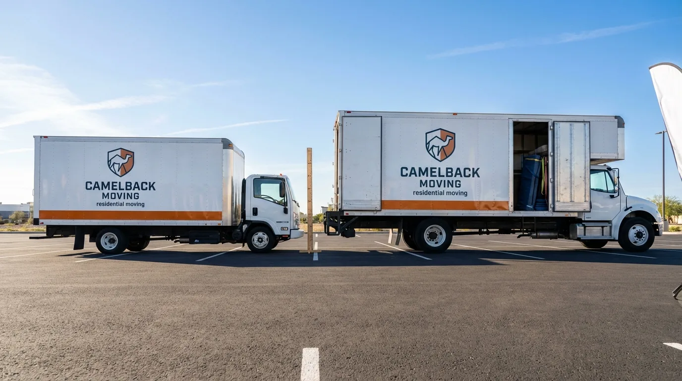 Moving truck size capacity guide in Remington